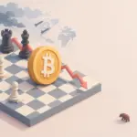 Bitcoin cae bajo los 80.000 dólares por tensión geopolítica