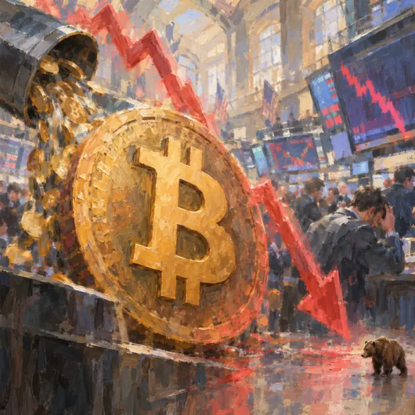 Bitcoin cae tras salidas de 643 millones en ETF